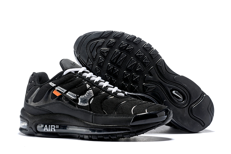 Off-white Nike Air Max 97 RN Black White Shoes - Click Image to Close